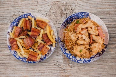 Arroz Chino con Chicharrón