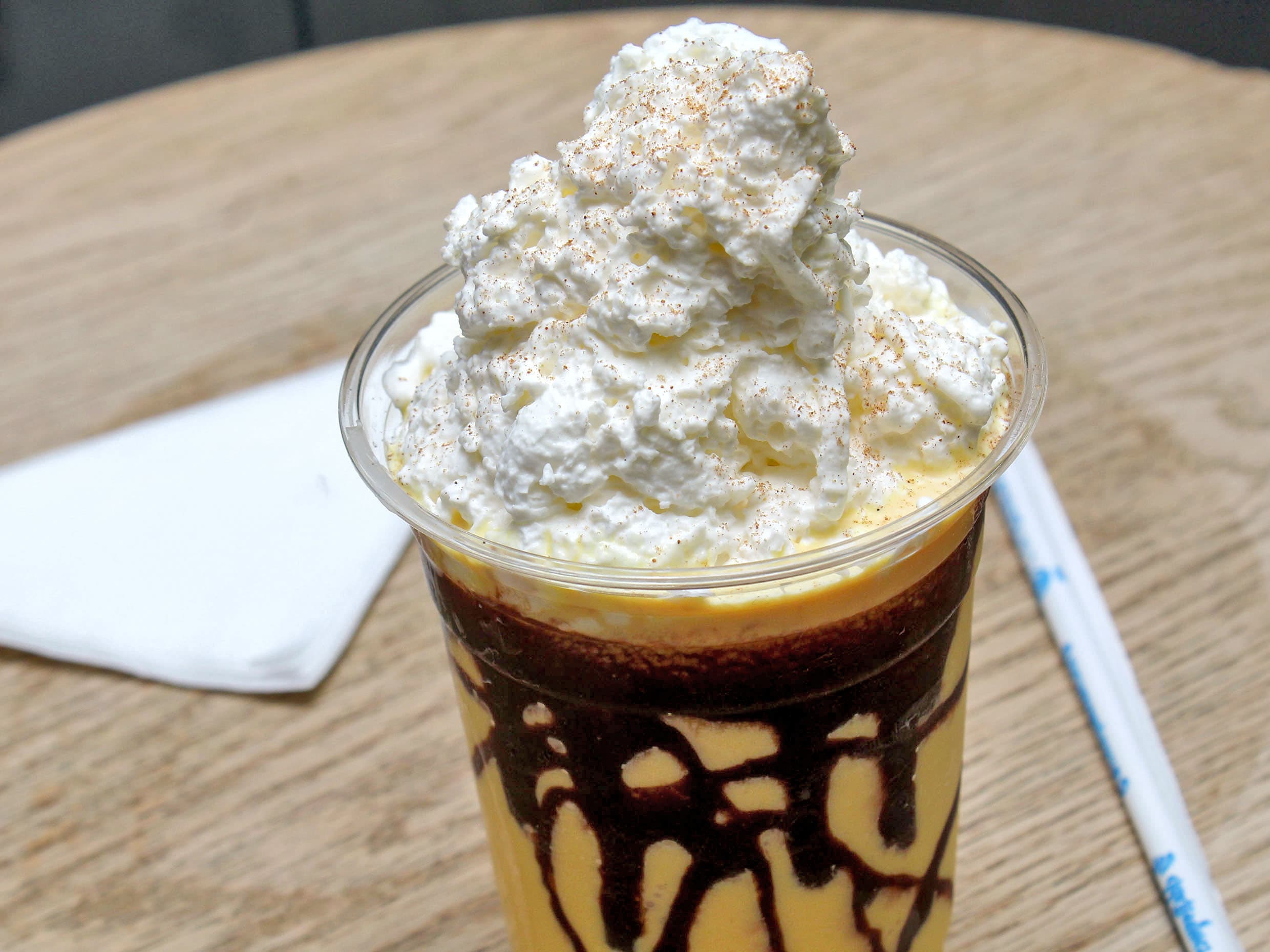 Frappé de Rompope.