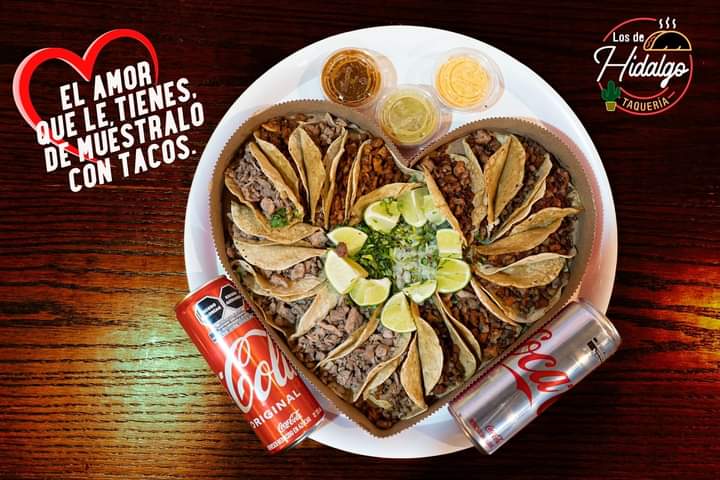 Combo-Corazon 15 tacos + 2 Cocas
