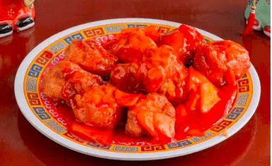 Agridulce con pollo