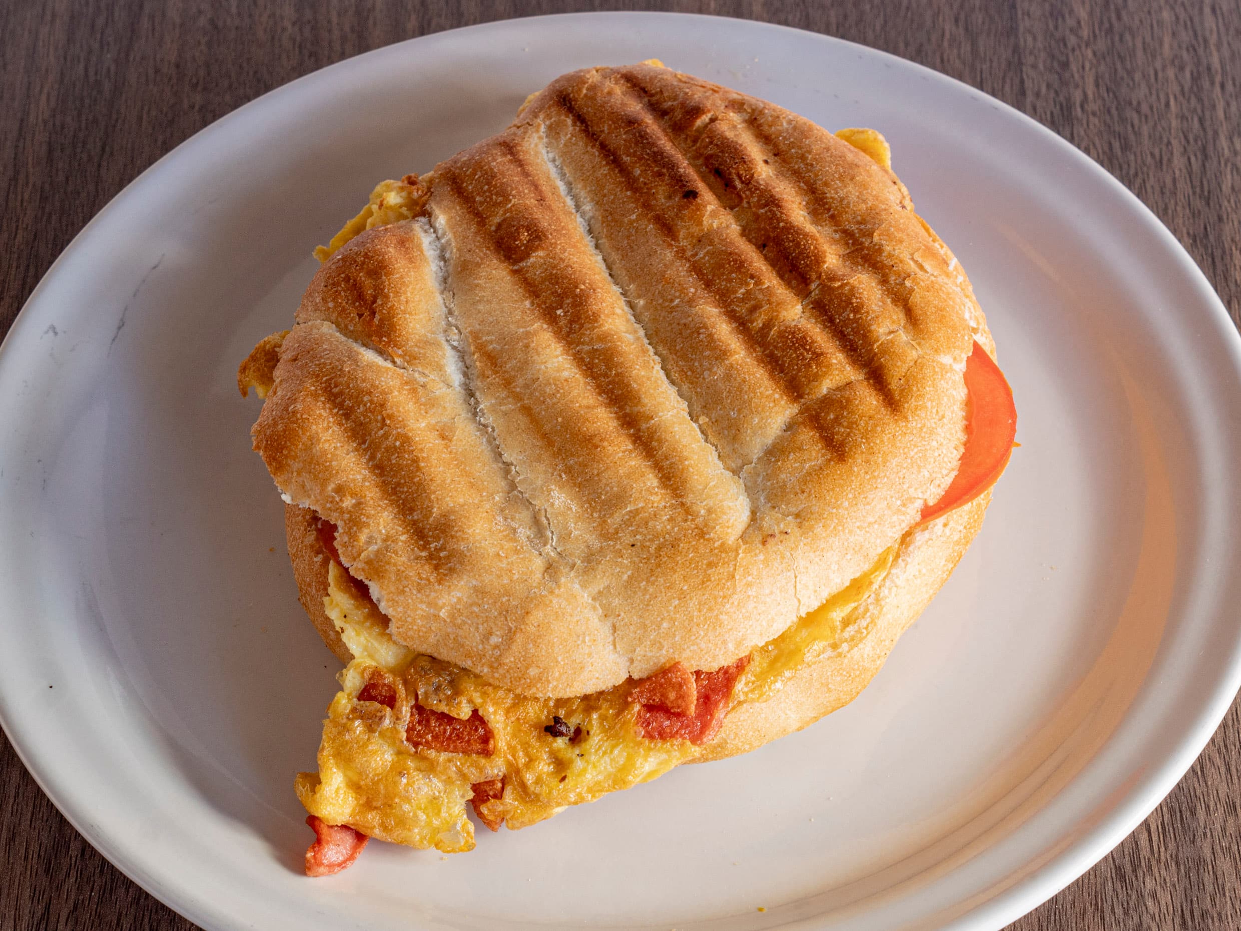 Torta Huevo con Salchicha.