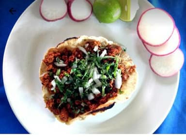 Volcán con Chorizo