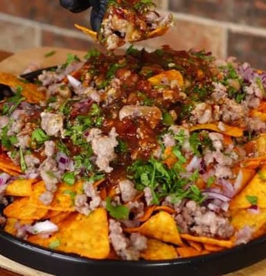 Chilaquiles con Barbacoa