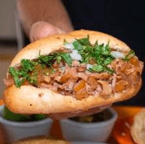 Torta de Carnitas