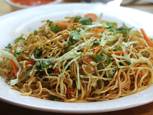 Chop Mien Verduras Tallarines Chinos