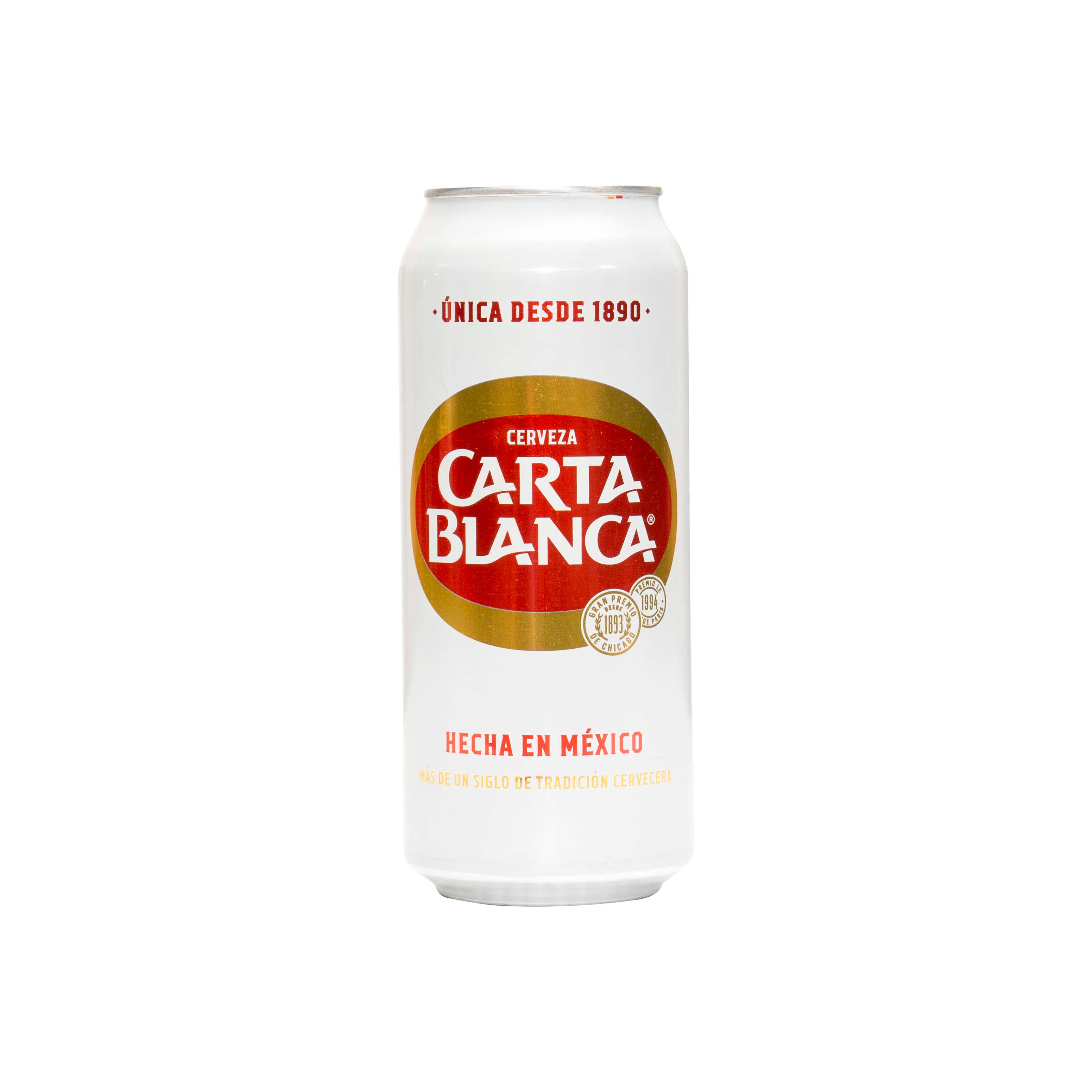 CERVEZA CARTA BLANCA LATON 473 ML
