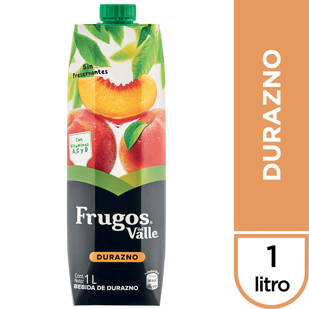 Frugos del Valle Durazno 1 L