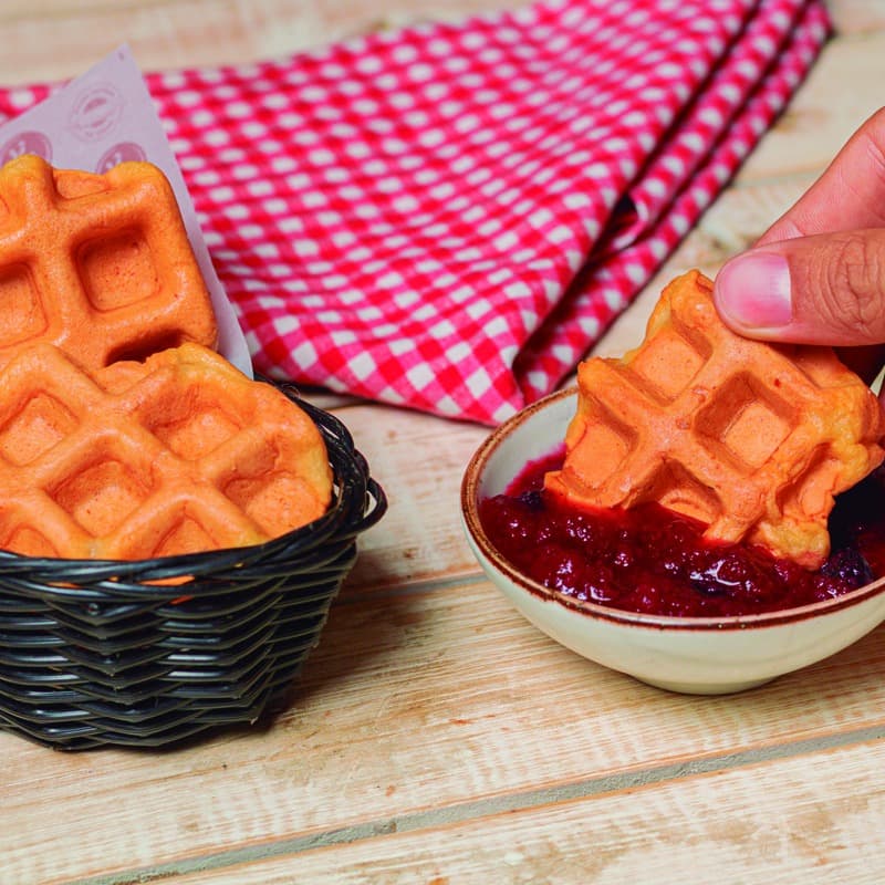 MINI WAFFLES DE PANDEBONO X 8 UND
