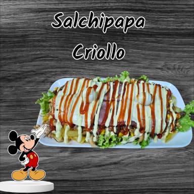 Salchipapa Criollo