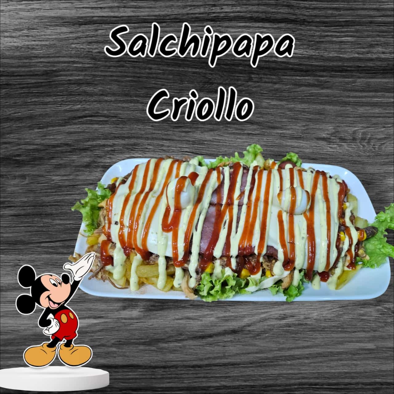 Salchipapa Criollo