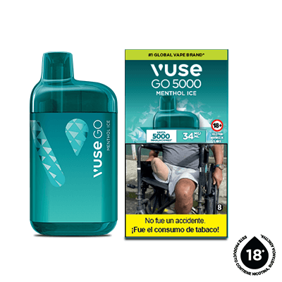 VUSE GO 5K MENTHOL ICE VAPORIZADOR 5000 PUFF 1 UD