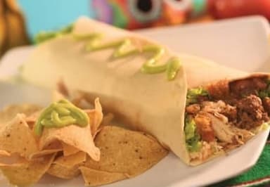 Burro Pollo al Pastor
