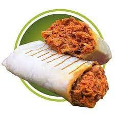 Burritos con Tinga de Pollo