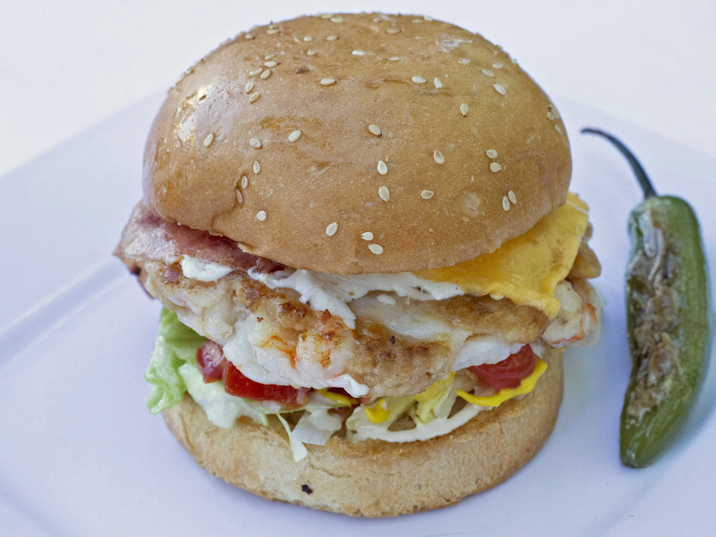 Hamburguesa Mar y Tierra