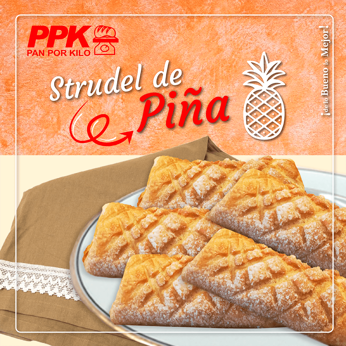 Strudel de Piña