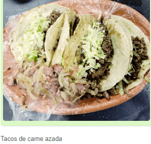 Orden de 4 Tacos de Carne Asada
