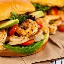 Hamburguesa de Camarón Paradero
