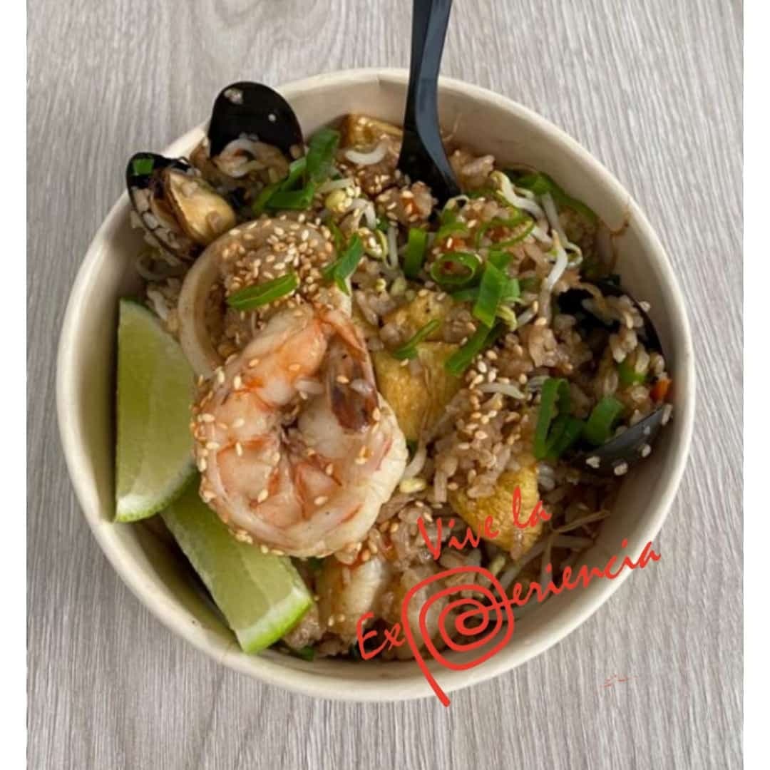 Arroces al Wok de Mariscos