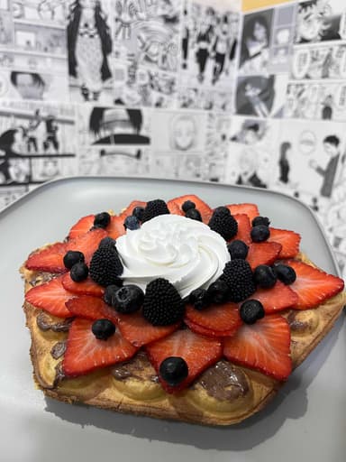 Waffle Frutos Rojos