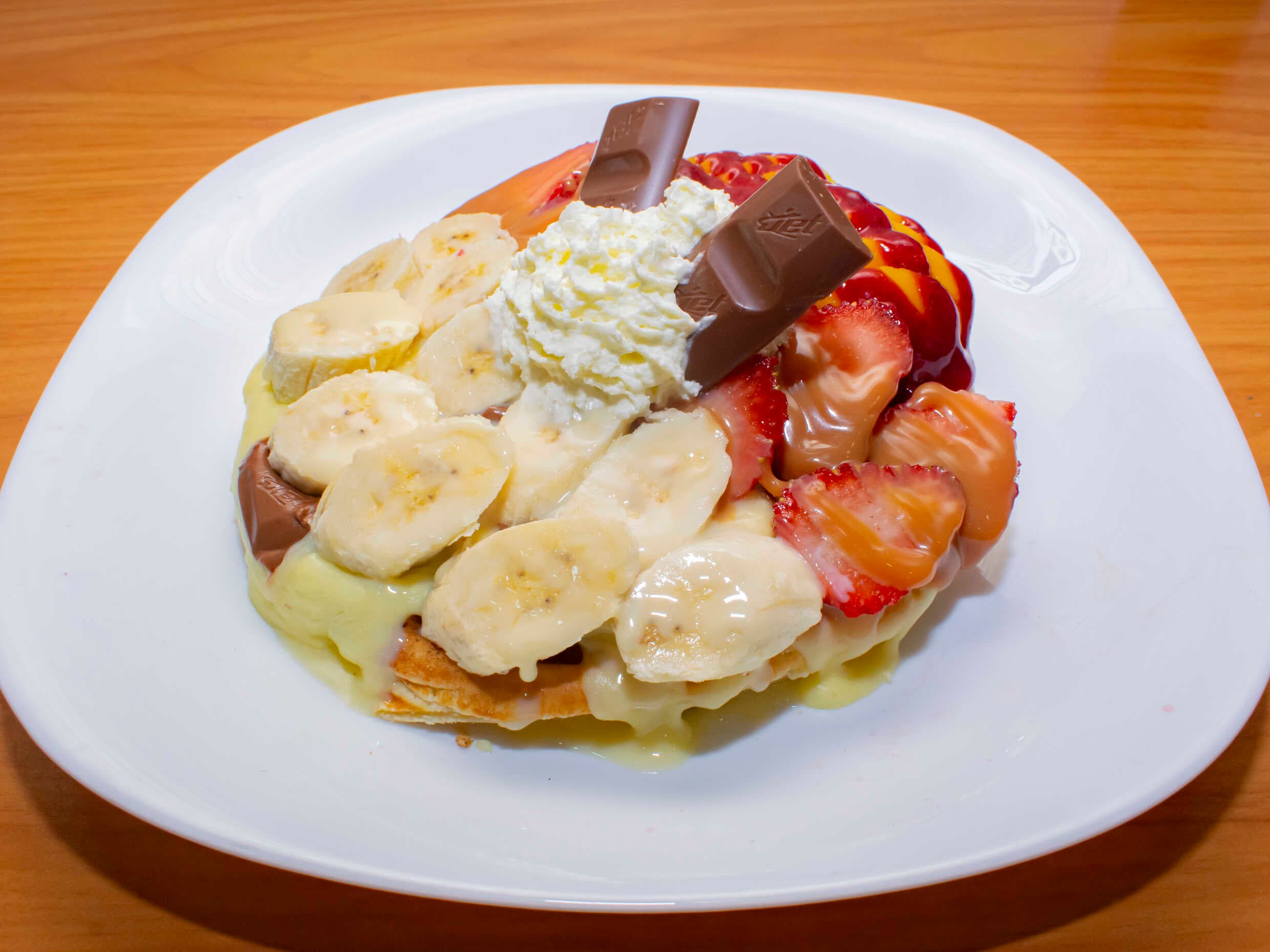 Waffle Delicias Tropicales