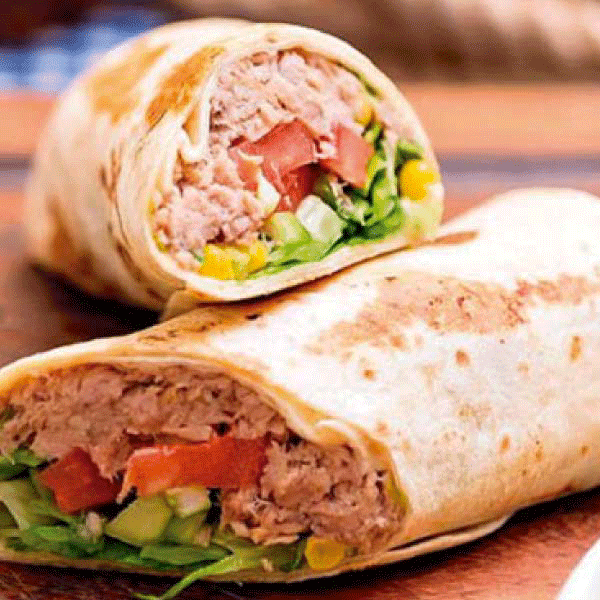 Burrito Pollo Miel Mostaza