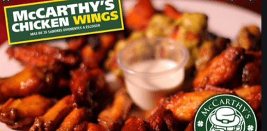 Mccarthy`s chicken wings 12 piezas