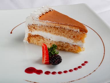 Pastel de Dulce de Leche Rebanada