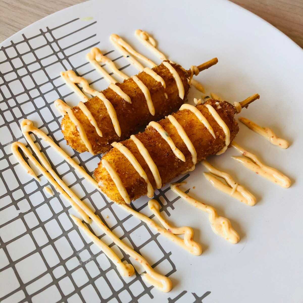 Kushiage de Queso