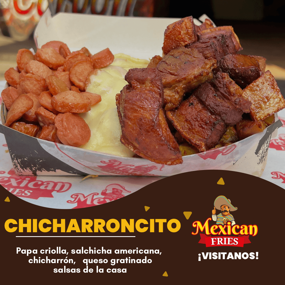 Salchipapa Chicharroncito Personal