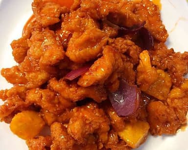 51. Pollo en Salsa Agridulce