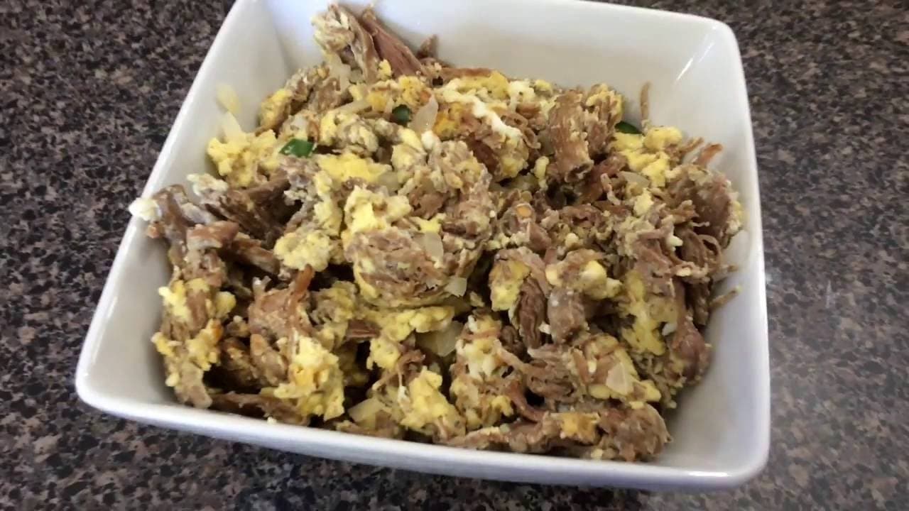 TACO DE DESHEBRADA CON HUEVO