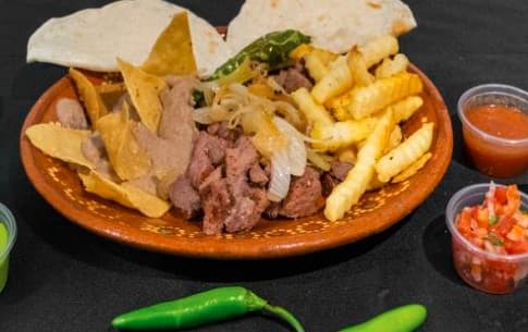 Combo arrachera + papas a la francesa