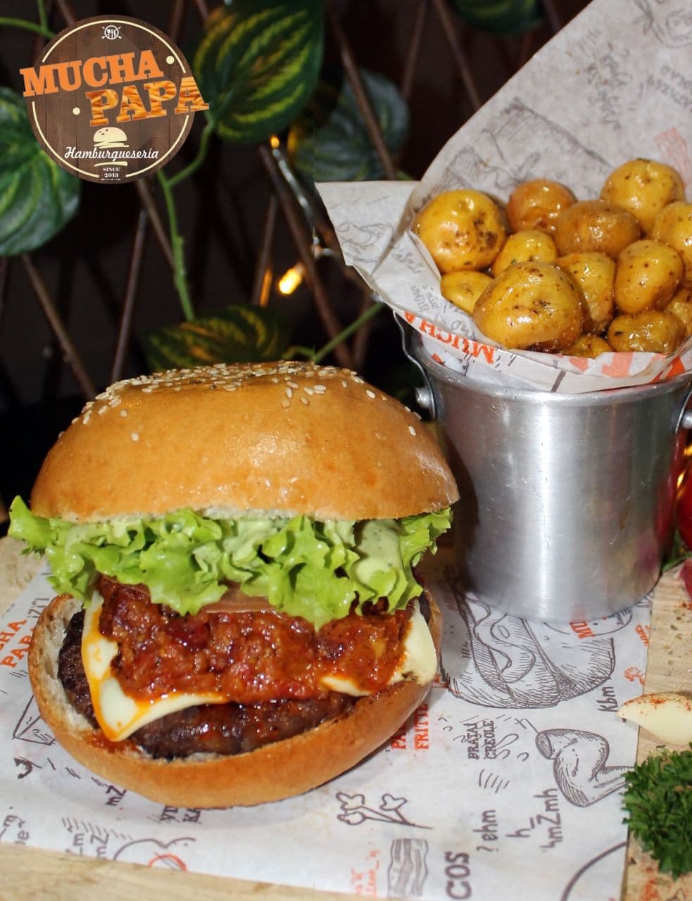 Combo Hamburguesa Criolla