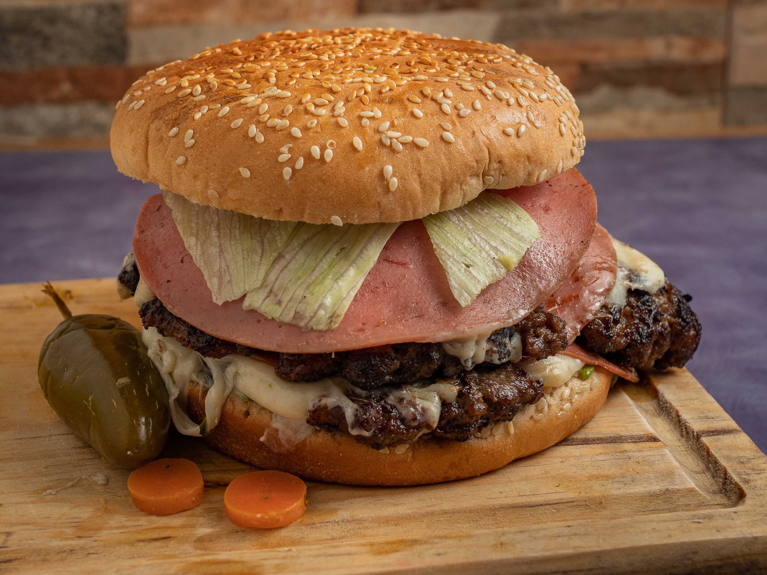 Hamburguesa Triple
