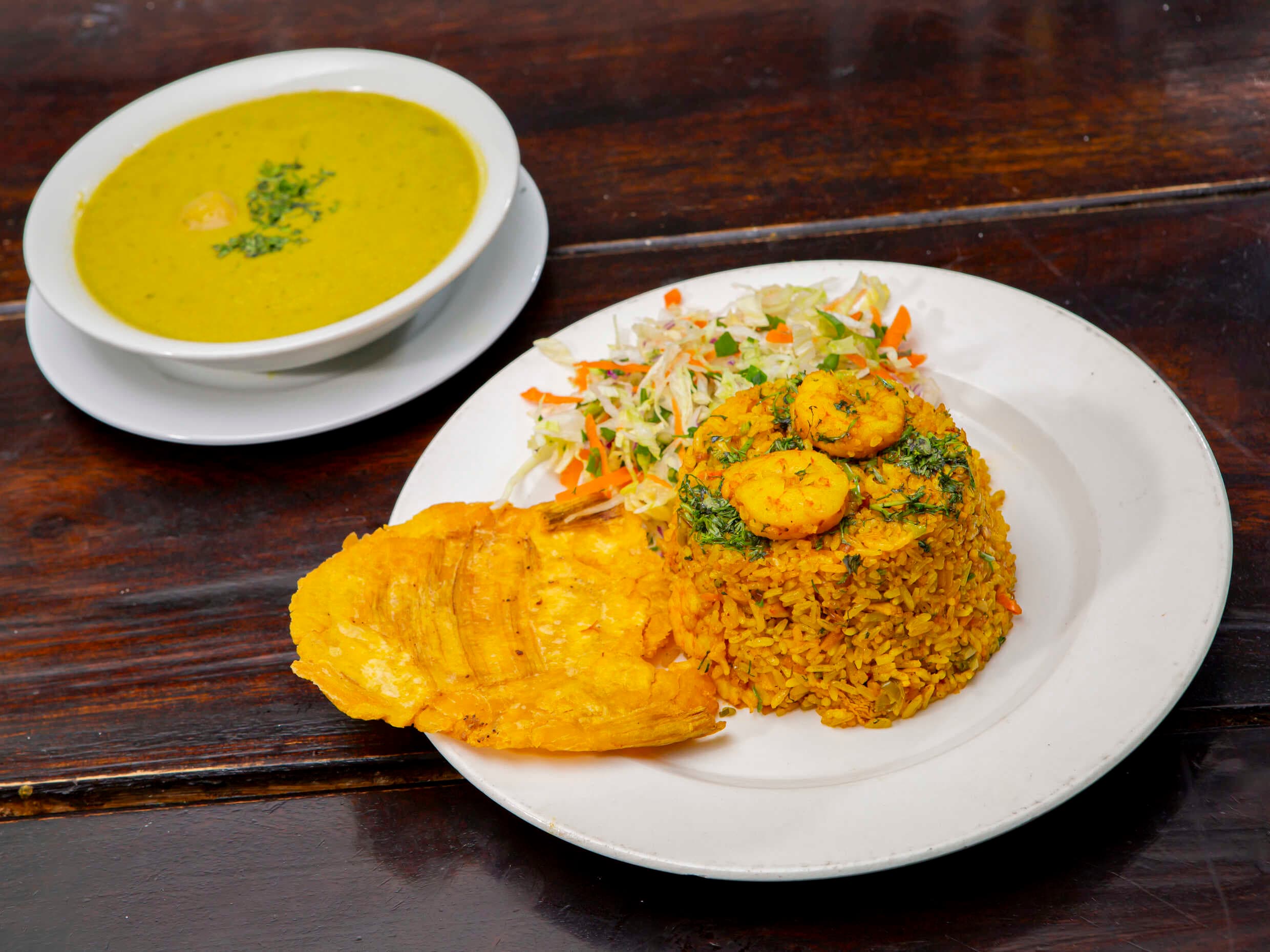 Arroz con Camarón + Consomé