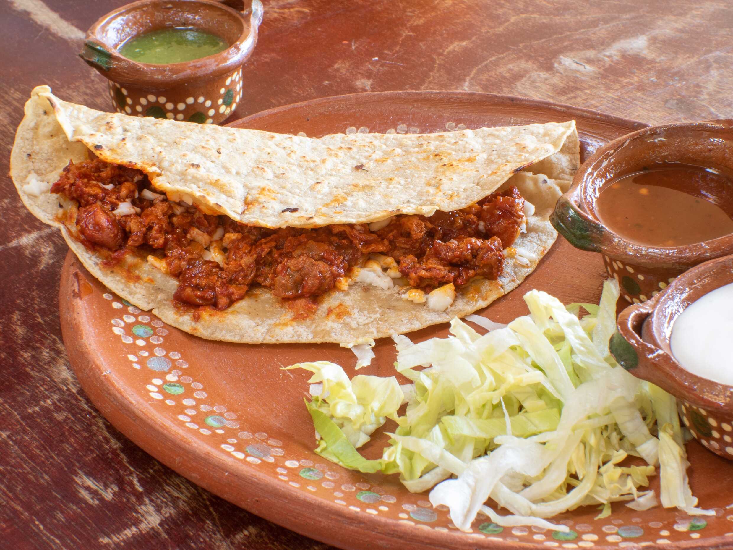 Quesadilla de Chicharrón Crujiente