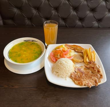 Menu del dia con cerdo