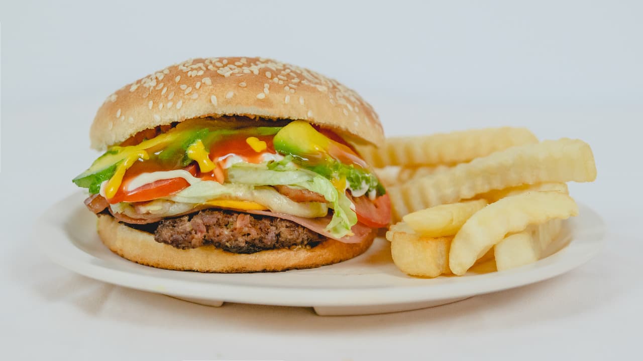 Hamburguesa con Papas