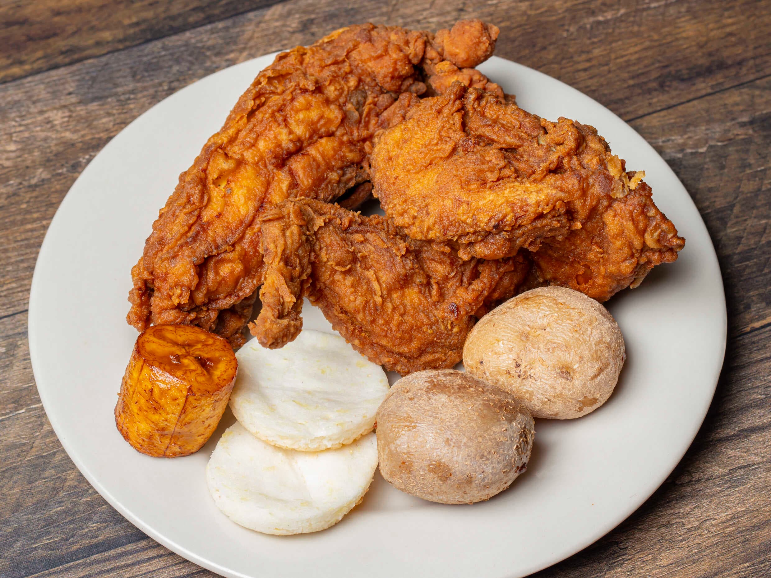 1/4 Pollo Apanado