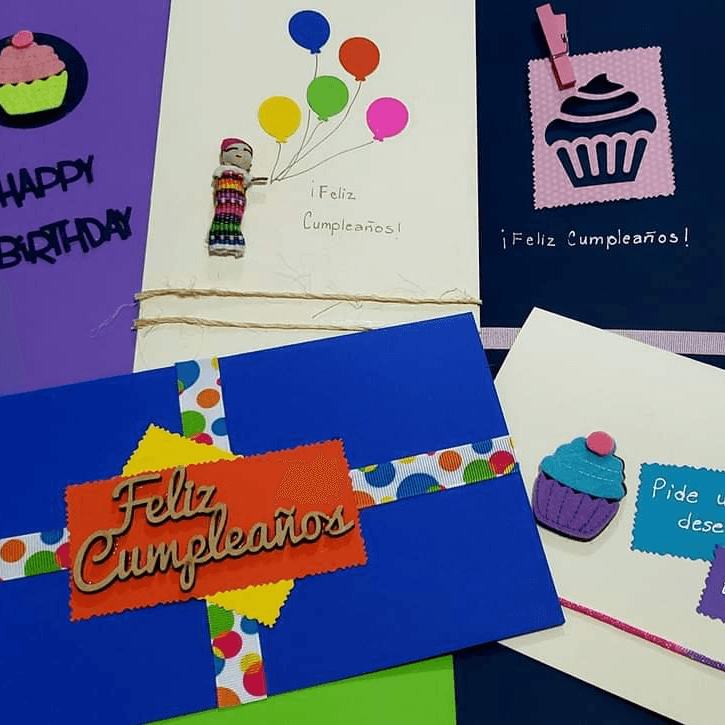 Tarjeta con Mensaje (Chica)