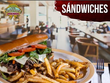 Combo Sandwich Steak 15cm + Papas y Bebida