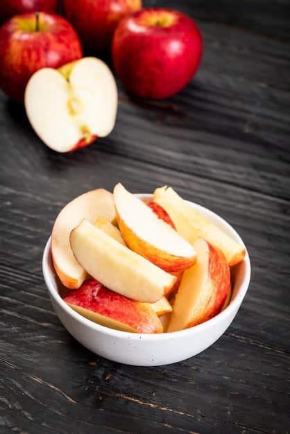 Manzana y Fresa con Crema Mediana