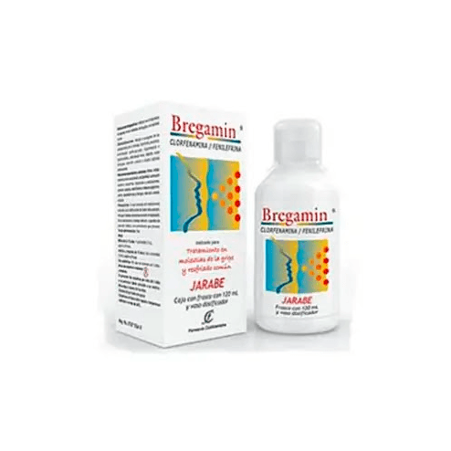 CLORFENAMINA – FENILEFRINA JARABE 120 ML.(BREGAMIN)