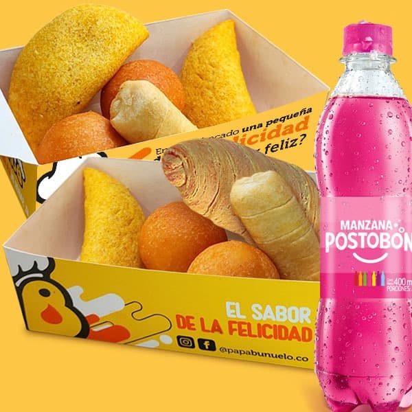 2 Papa Box Mix + 1 Gaseosa 400ml