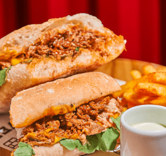 Sándwich BBQ Pulled Pork