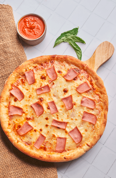 Combo Pizza Jamón más Gaseosa 400 ml