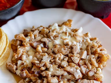 Queso carne chuleta