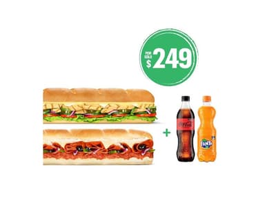 2 Footlongs para Compartir