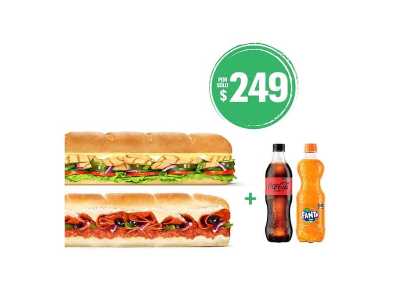 2 Footlongs para Compartir