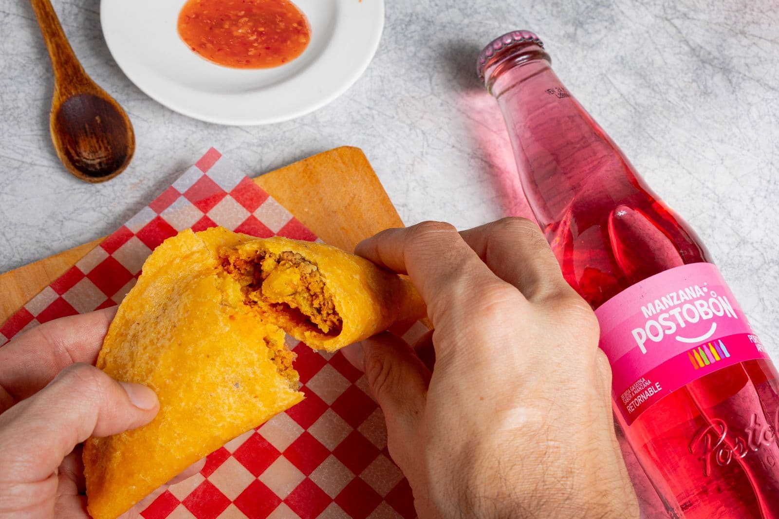 Empanada Papa y Carne